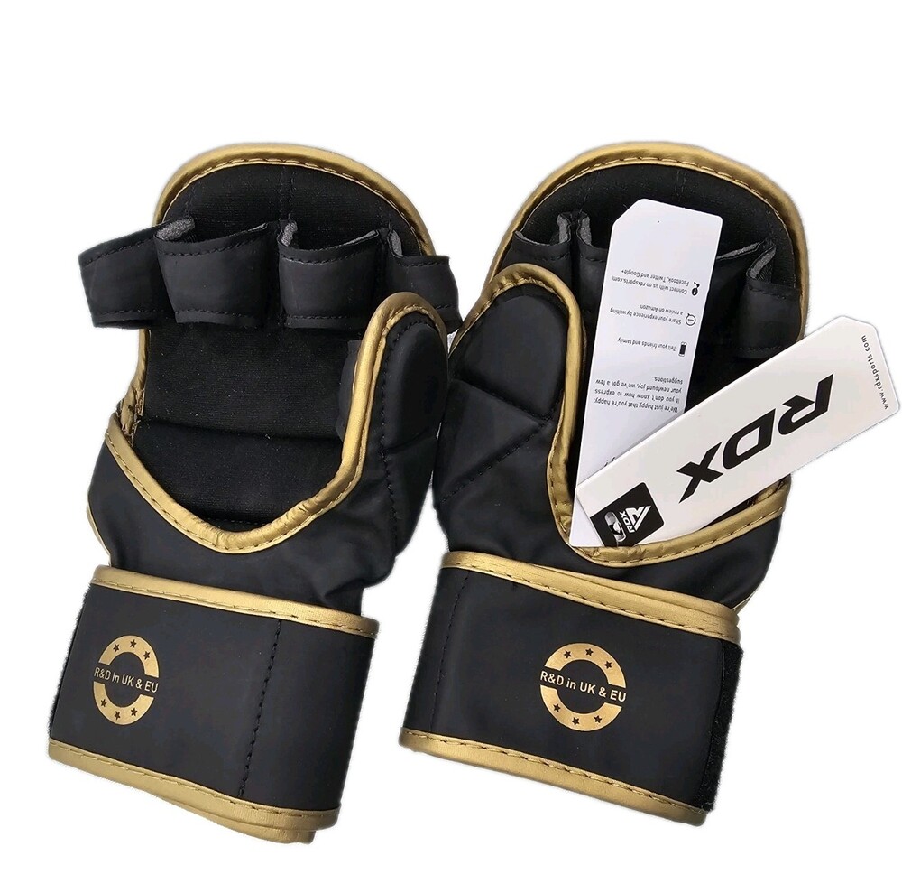 MMA Boxing Gloves by RDX, Training, Sparring, Muay Thai Gloves for Kickboxing